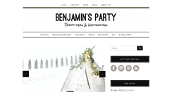 Desktop Screenshot of benjaminsparty.com